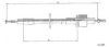 CABOR 11.243 Clutch Cable